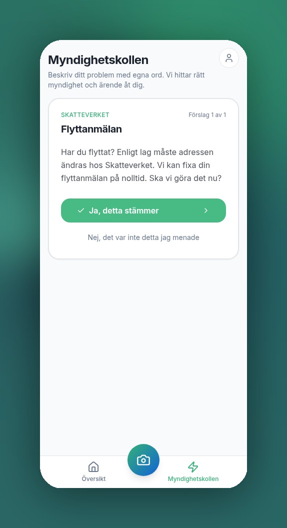 Myndighetskoll – Smarta AI-förslag